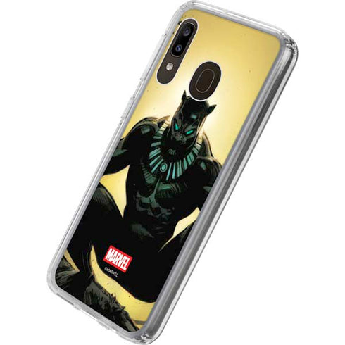 Marvel Black Panther TChalla King of Wakanda Galaxy A20 Clear Case